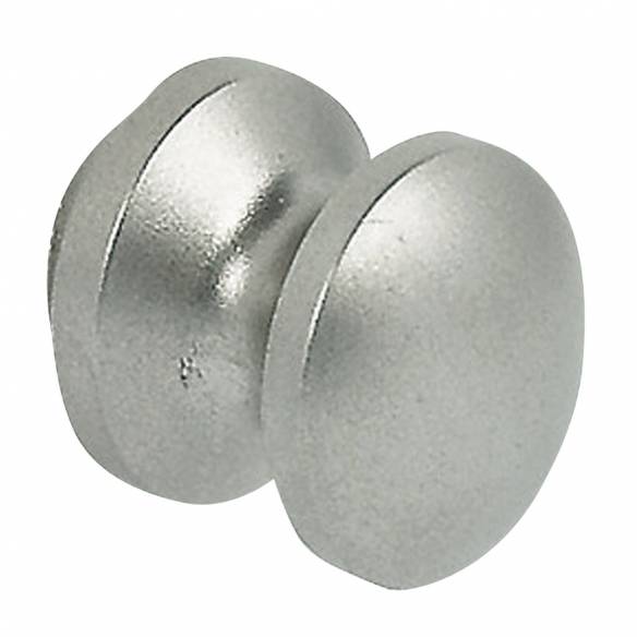 Roseta y pomo niquelados mate para puertas de 16 mm de  RG-271420