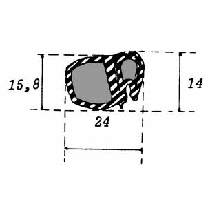 Perfil pinza con reborde celular lateral  RG-299576 2
