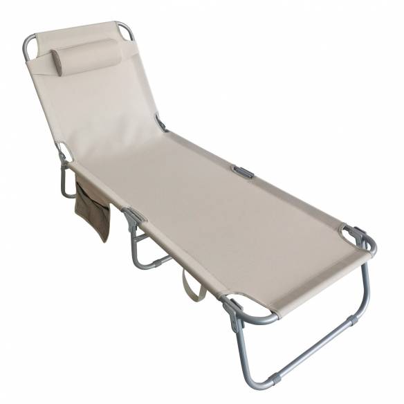 Tumbona de camping de acero Baya Sun RG-072879