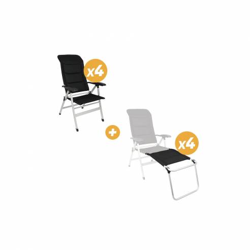 Lote de 4 sillones Comfort Maxi con Baya Sun RG-BQLDQQ125