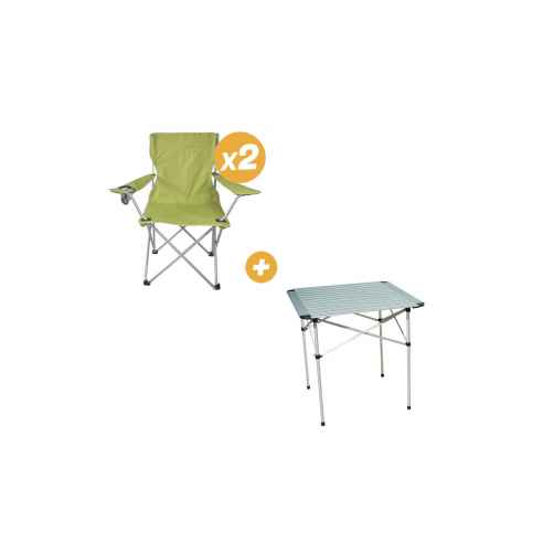 Pack de mesa plegable y 2 sillas Pepper Baya Sun RG-BQLDQQ128