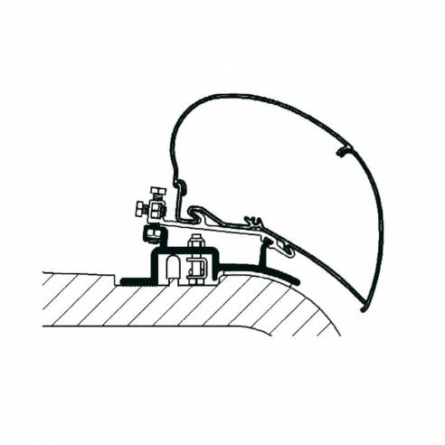 Adaptador Boxer/Jumper/Ducato hasta 06 para Thule RG-481162