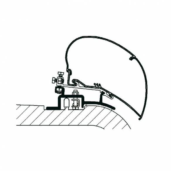 Adaptador Boxer/Jumper/Ducato hasta 06 para Thule RG-481162