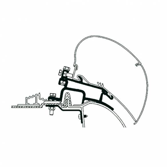 Adaptador Master Movano 1998/2000 para toldos Thule RG-484156