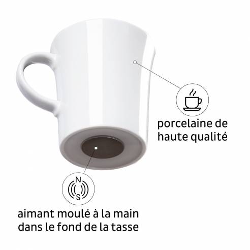 Juego de 2 tazas magnéticas Silwy RG-918491