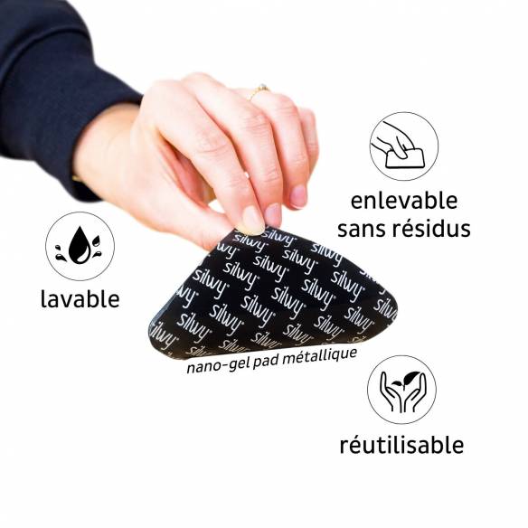 Juego de 2 tazas magnéticas Silwy RG-918491