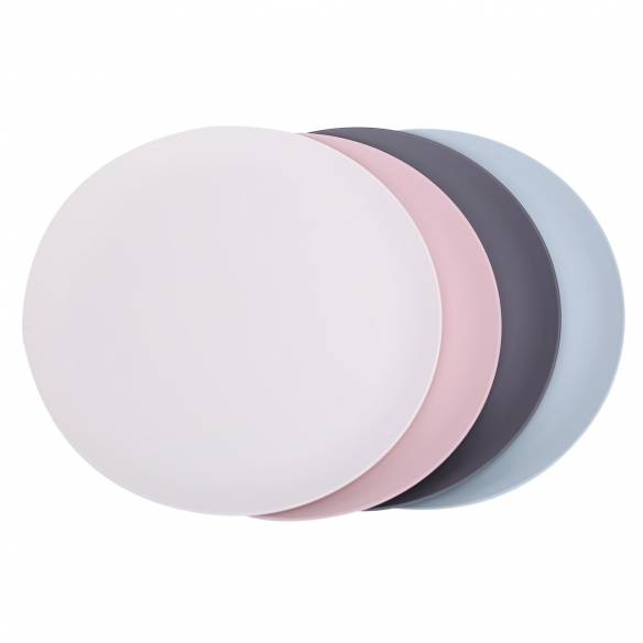 Juego de 4 platos llanos Incasa RG-915536