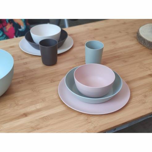 Juego de 4 platos llanos Incasa RG-915536