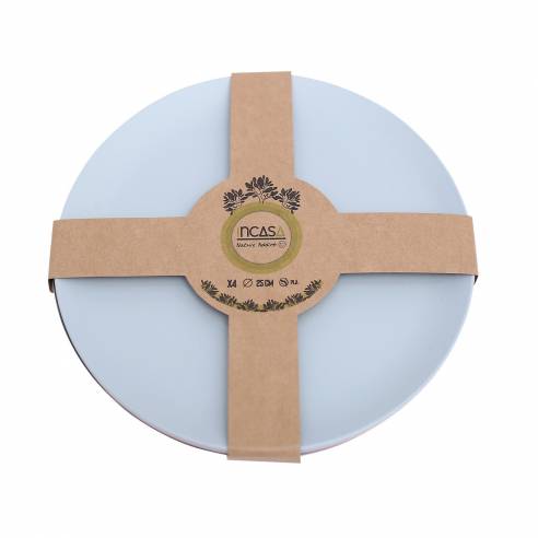 Juego de 4 platos llanos Incasa RG-915536