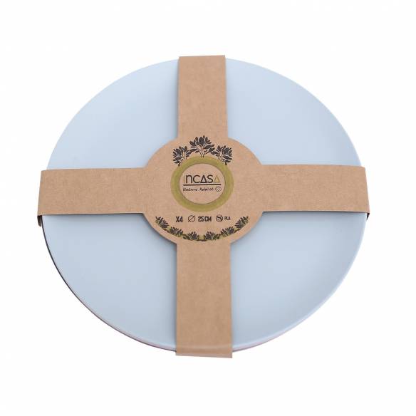 Juego de 4 platos llanos Incasa RG-915536
