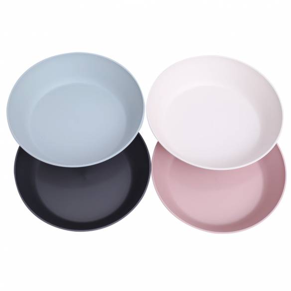 Juego de 4 platos hondos Incasa RG-915546