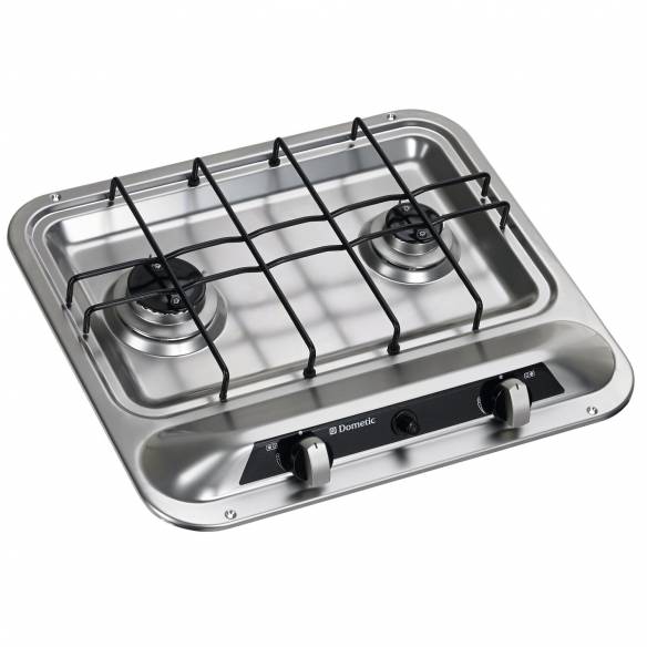 Cocina de gas para autocaravana de 2 fuegos HB Dometic RG-329357