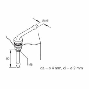 Tubo de inmersión de muestreo de Eberspächer RG-345284 2