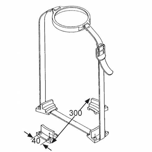 Kit de fijación con correa  RG-445411