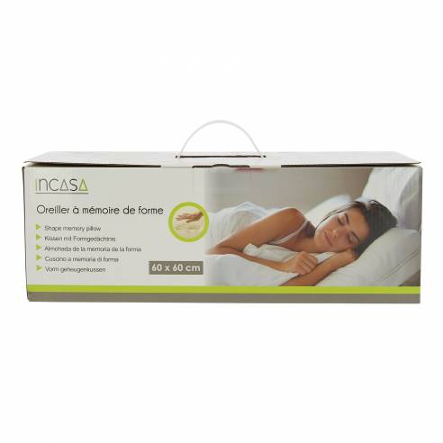 Almohada de espuma con memoria 60 x 60 Incasa RG-661322