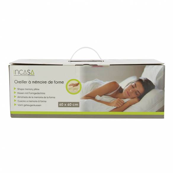 Almohada de espuma con memoria 60 x 60 Incasa RG-661322