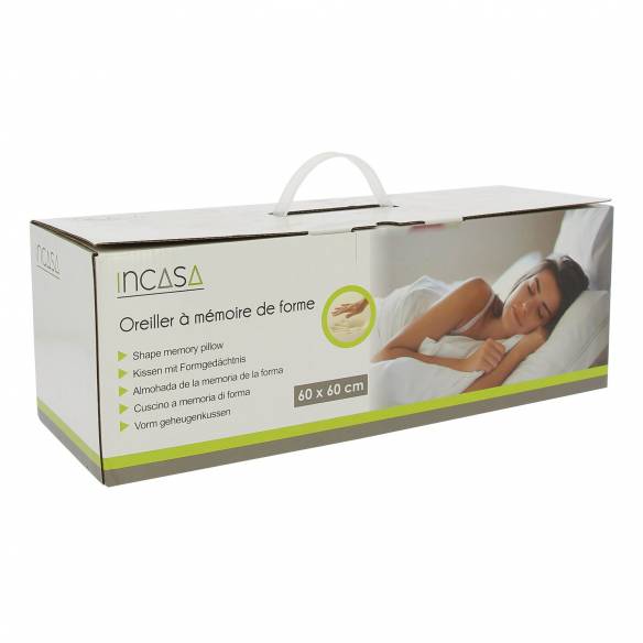 Almohada de espuma con memoria 60 x 60 Incasa RG-661322