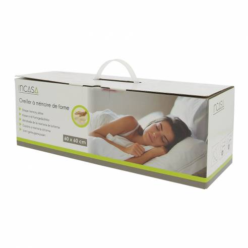 Almohada de espuma con memoria 60 x 60 Incasa RG-661322