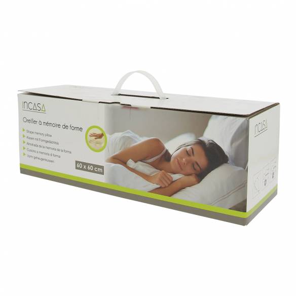 Almohada de espuma con memoria 60 x 60 Incasa RG-661322