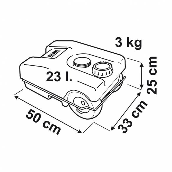 Modelo 23 W - Para aguas residuales Fiamma RG-311841
