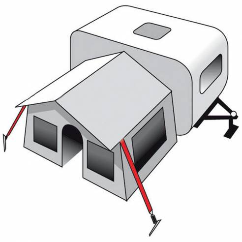 Correas universales de sujeción al viento y SummerLine RG-386090