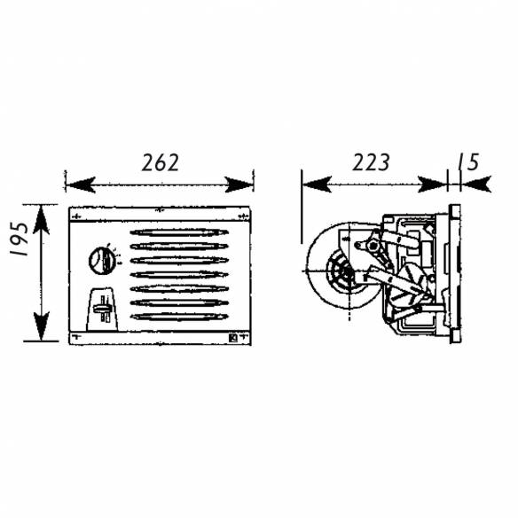 Unidad de calefacción Kuba Kalori RG-341321