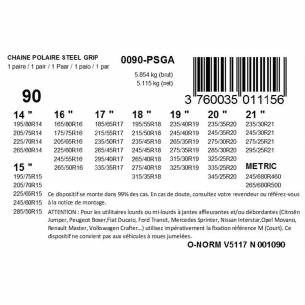 Cadenas de nieve Steel Grip Michelin RG-324198 2