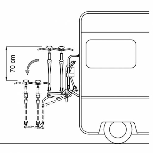 Portabicicletas elevable Thule RG-800362