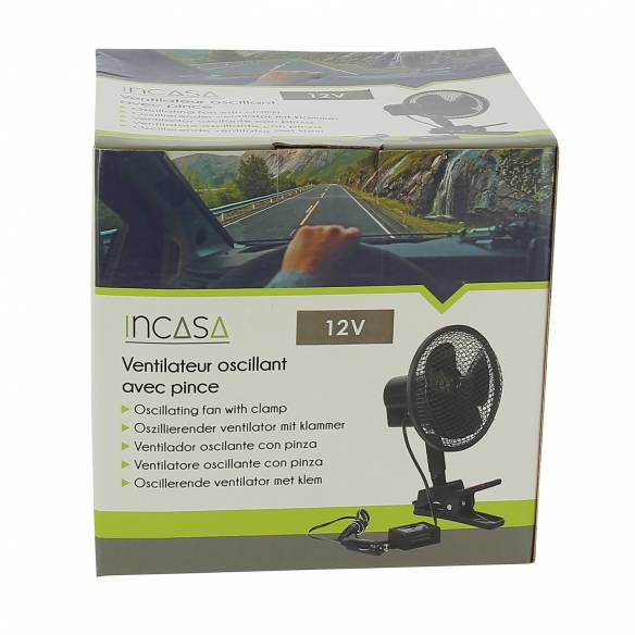 Ventilador oscilante de 12 V Incasa RG-911742