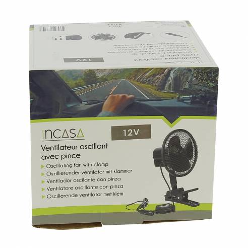 Ventilador oscilante de 12 V Incasa RG-911742