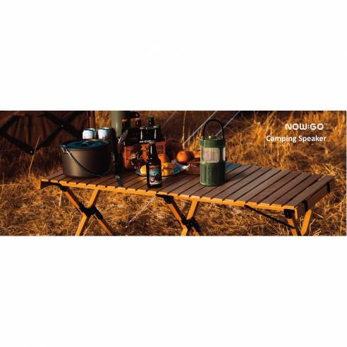 Lámpara/altavoz recargable para acampada Follow Now:Go RG-104835