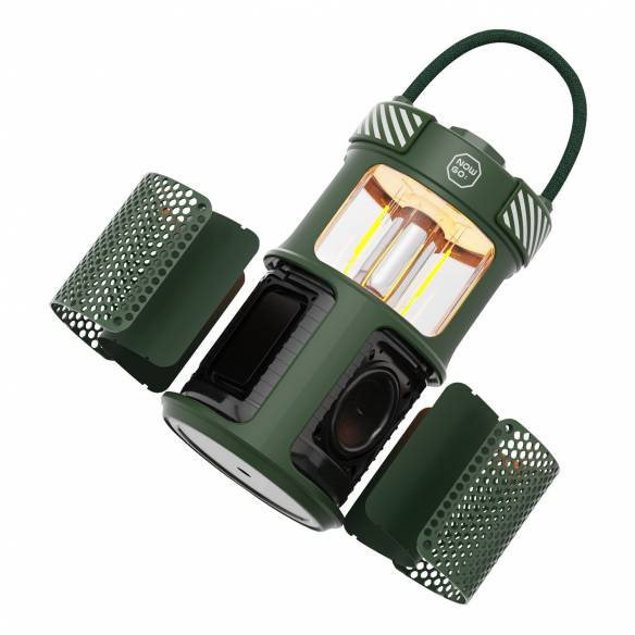 Lámpara/altavoz recargable para acampada Follow Now:Go RG-104835