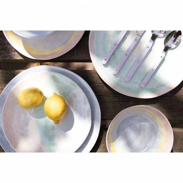 Vajilla de melamina Barfleur Pastel - 12 piezas Bo-camp RG-916532