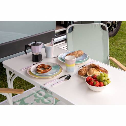 Vajilla de melamina Barfleur Pastel - 12 piezas Bo-camp RG-916532