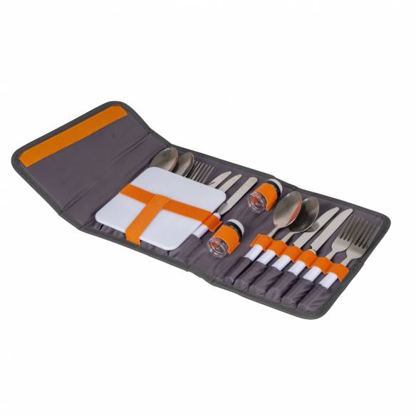 Bolsa de cubiertos de picnic de 16 piezas Bo-camp RG-916572