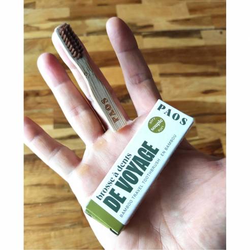 Cepillo de dientes de viaje de bambú PAOS RG-314737