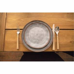 Vajilla de melamina Halo Gris y Terra - 12 Bo-camp RG-916552 2