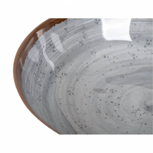 Vajilla de melamina Halo Gris y Terra - 12 Bo-camp RG-916552