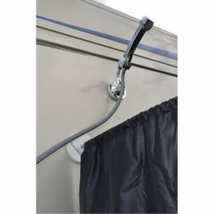 Cortina de ducha magnética para exteriores FlexiMAGS RG-076842 2