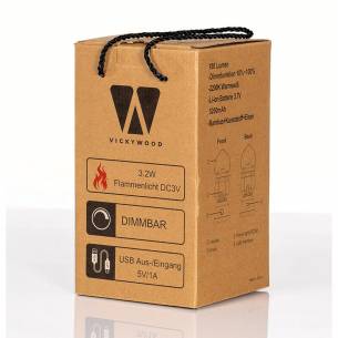 Linterna de camping Woody VickyWood RG-791459 2