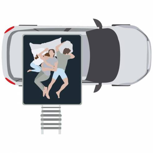 Tienda de techo Mighty Oak Light 165 Line-X VickyWood RG-881986