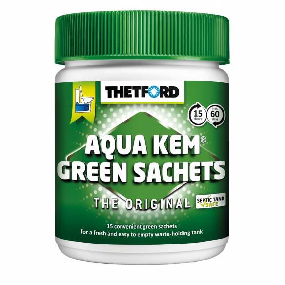 Aqua kem verde en bolsas de aditivo WC Thetford RG-166156