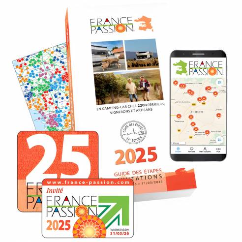 Guía de etapas France Passion 2025 France Passion RG-113215