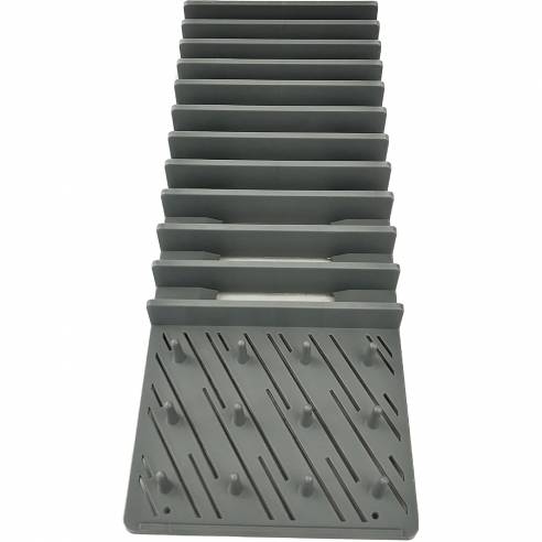 Escurridor gris 43 x 60 cm Nerthus RG-911415