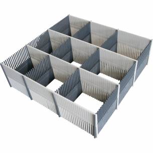 Organizador de cajones gris Purvario by DÖRR RG-912411 2