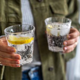 Juego de 4 vasos de agua de 250 ml Koziol RG-918439