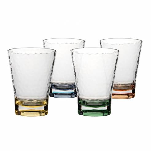 Juego de 4 vasos de agua Pastel Bo-camp RG-919431