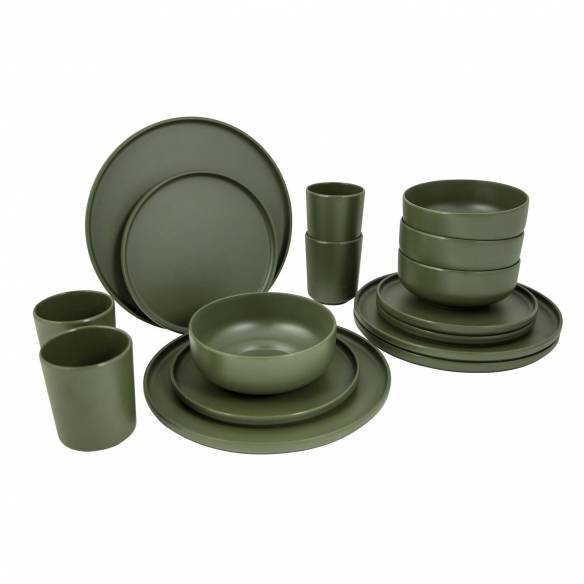 Vajilla Patom 16 piezas Bo-camp RG-917572