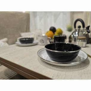 Pack de 2 cuencos de acero esmaltado Incasa RG-917536 2