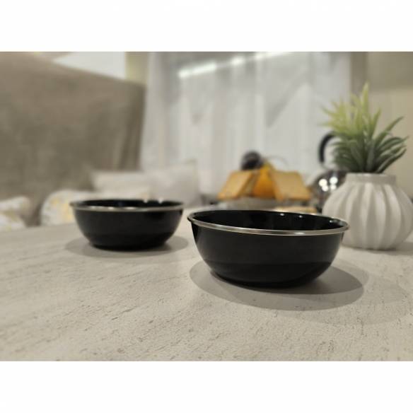 Pack de 2 cuencos de acero esmaltado Incasa RG-917536